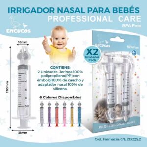 Irrigador nasal para bebes Professional care
